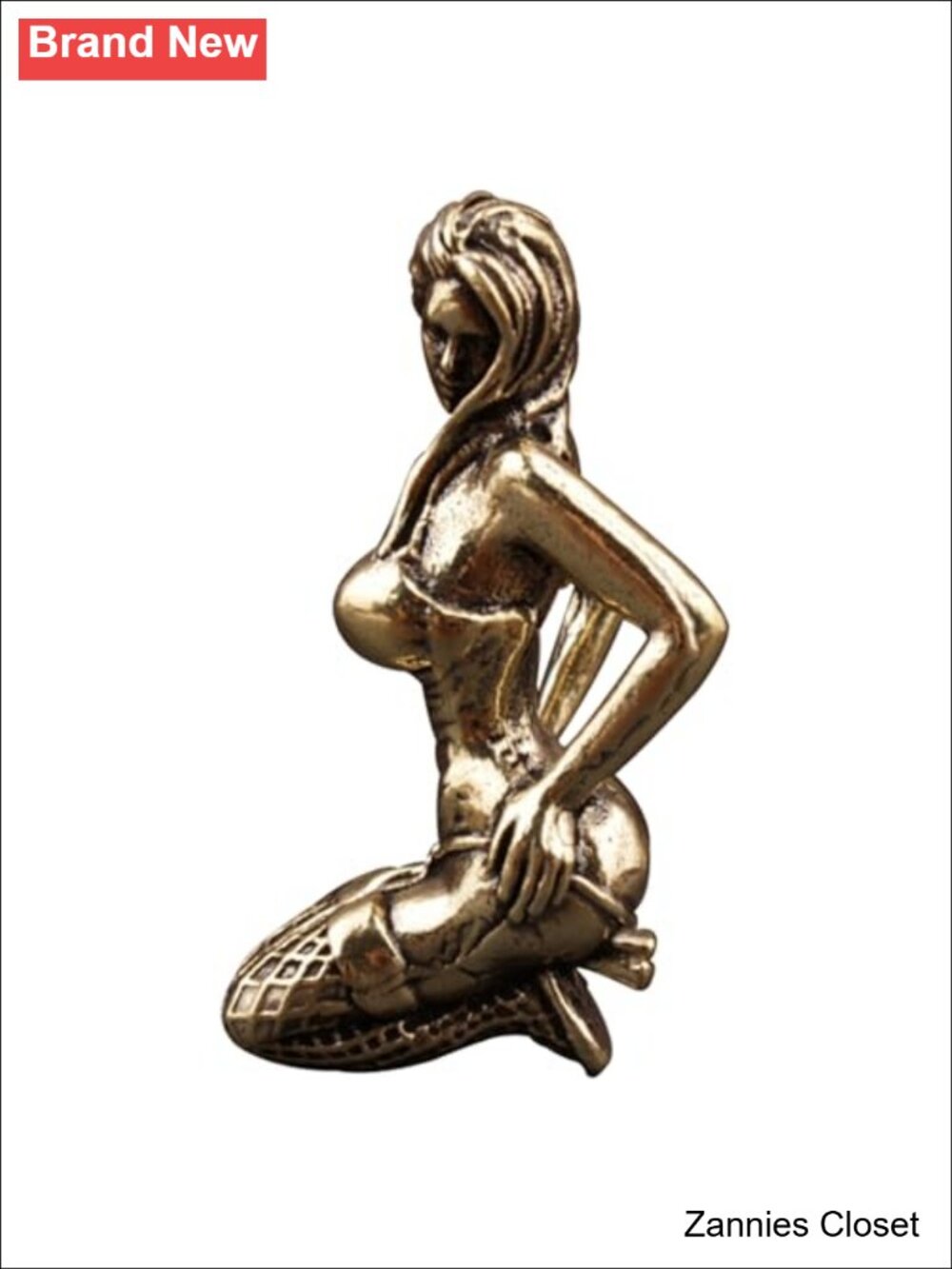 ✨Brass Female Body Art Statue Vintage Metal Sculpture Desk Decor Figurine